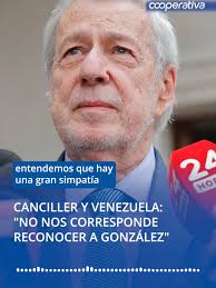 Chile no reconoce a Edmundo González como ganador