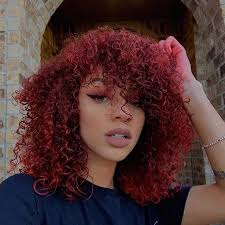 These Are The Hottest Summer Hair Colors For Curly Hair Dyed Curly Hair Natural Hair Styles Red Curly Hair