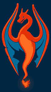 Hd Wallpaper Pokemon Charizard Illustration Red And Blue Dragon Painting Wallpaper Flare Pokemon Backgrounds Pokemon Charizard Pokemon Images