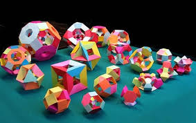 Welcome To Math Craft World Bonus How To Make Your Own Paper Polyhedra Math Crafts Math Art Math Projects