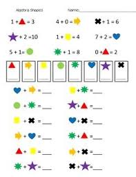 Missing Number Algebra With Shapes Missing Numbers Algebra Thinking Skills
