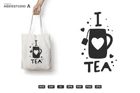 I Love Tea Graphic By Abdie Creative Fabrica In 2020 Tea Lover Cricut Monogram Svg