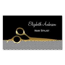 Elegant Black And Gold Chevrons Hair Salon Business Card Zazzle Com Salon Business Cards Hairstylist Business Cards Hair Salon Business