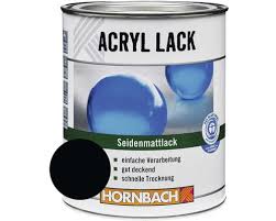 Der lackverkäufer sagte mir er würde mir speziellen 2k lack mit speziellem härter anmischen den ich dann auch sauber rollen könnte. Buntlack Acryllack Seidenmatt Tiefschwarz 750 Ml Bei Hornbach Kaufen