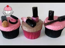 How to make vanilla cup cakes recipe, tutorial. Makeup Cupcakes Decorate Cosmetic Accessory Cupcakes A Cupcake Addiction How To Tutorial Youtube