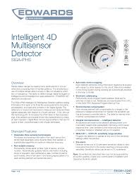 Est heat detectors siga hrs. Data Sheet E85001 0245 Intelligent 4d Multisensor Detector Manualzz