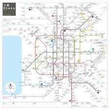 Osaka Metro Map Art Print By Jug Cerovic Metro Map Subway Map Design Metro Map Art