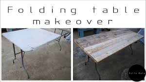 Start by flipping the table on its top and removing the screws. Cool Idea Diy Foldable Pallet Table Do Not Throw Away Old Plastic Table Youtube