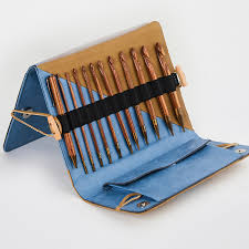 What size crochet hooks would be more useful to purchase a gift? Knitpro Ginger Afghan Tunisian Crochet Set Wollerei