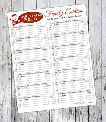 Christmas Family Feud Printable Game Instant Download Game Etsy Singapore