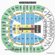 Vivint Smart Home Arena Seating Map Maps For You