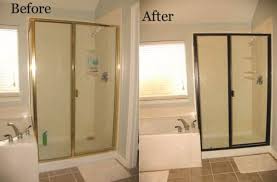 Change Out Your Builder Grade Brass Shower Trim Using Rustoleum S Oil Rubbed Bronze Spray Paint What Would Cost You 800 To Rep Home Home Projects Home Diy