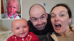 Scots tot shunned by strangers as painful infant psoriasis made her 'lose  her smile'