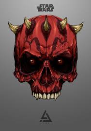 Darth Maul Skull Star Wars Art Drawings Star Wars Art Star Wars Background