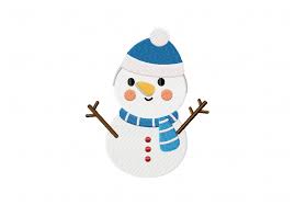 Blue Scarf Snowman Embroidery Design Daily Embroidery Hand drawn snowman christmas snowman illustration snowman with christmas hat snowman tied orange scarf. blue scarf snowman embroidery design