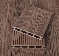 Garden Patio Brown Deep Embossed WPC Flooring Manufacturer