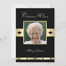 80th birthday party favor ideas. 80th Birthday Invitation