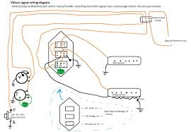 Post by micyourbrain » mon oct 22, 2007 12:54 am hello everyone, i've just modified the wiring of my fender jaguar and i am very pleased with the results. Jaguar Wiring Mod Series Parallel Both Pickups To Rhythm Switch Any Thoughts Will It Work Offset