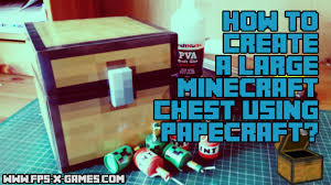In the minecraft world, you need to find natural resources in the environment around you and figure out how to use them to survive. How To Create A Large Minecraft Chest Using Papercraft Youtube