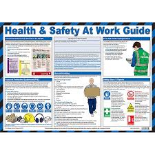 Buy health safety law posters online at safety services direct. Health Safety At Work Guidance Poster