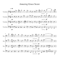 Sheet music tattoo song sheet music tattoos painted signs wooden signs amazing grace sheet music sunshine music notes, etc in black. Amazing Grace Trombone Quartet Sheet Music For Trombone Mixed Quartet Musescore Com