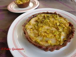 Tarte Choco Poire Pistachine 3 Petits Gourmets Tarte Pate Sucre Fond De Tarte