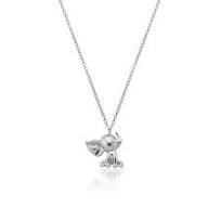 Elephant Pendant White Gold