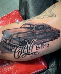 So let's give in to that idea for now, and take a look at these 16 classic & beautiful, modern & vintage car tattoos. 50 Car Tattoos Designs Ideas Inspiration Tattoo Me Now