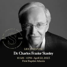 Dr. Charles Frazier Stanley will lie in repose from 10 a.m. to 4 p.m.