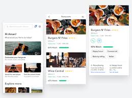 Hangout Recommendation App App User Interface Custom