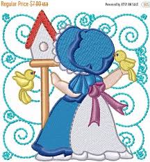 Sale 65 Off Sunbonnet And Bird Blocks Machine Embroidery Designs Set Of 12 Instant Downl Free Machine Embroidery Embroidery Patterns Best Embroidery Machine