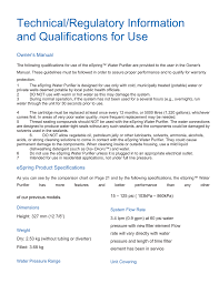 Technical Regulatory Information And Qualifications For Use