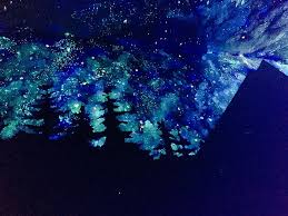 Woman Creates Glow In The Dark Galaxy Painting For Boy Who Couldn T Fall Asleep Here S His Reaction Bored Panda