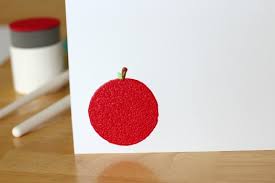 The shape card is an item added by rftools. Apple Shaped Stamped Cards For Back To School Make And Takes