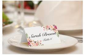 Open a page in canva. Personalised Wedding Place Name Cards Party Events Setting Planner Floral Marble Ebay