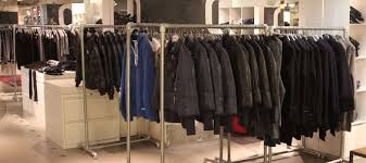 We also carry a large selection of spinning racks for displaying everything from jewellery to greeting cards to western hats. Warehouse Industrial Clothing Racks For Garment Storage Simplified Building