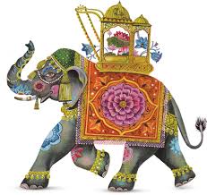 Macy S Spring 2015 Flower Show Indian Elephant Art Elephant Illustration Elephant Painting