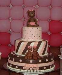 Pink And Brown Baby Shower Baby Shower Cakes Brown Baby Shower Ideas Baby Shower