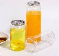 Disposable 500ml Custom Logo Food Grade Clear Plastic Soda ...