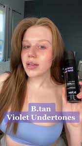 Let’s see how this violet undertone tanner turns out! 😬💜 Let’s knock  those orange undertones out! @btan.rocks #selftanningroutine  #selftannerforbeginners #selftanforpaleskin #selftanningtips ...