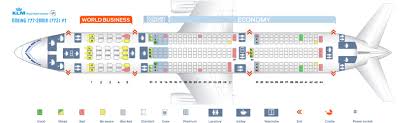Seat Map Boeing 777 200 Klm Best Seats In The Plane