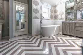 Black and white zig zag floor tiles. Zig Zag Tiles Bathroom Ideas Photos Houzz