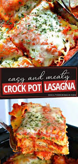 Crock Pot Lasagna Recipe In 2020 Crockpot Lasagna Crockpot Lasagna Easy Easy Lasagna Recipe With Ricotta