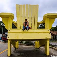 14 reviews of giant adirondack chair attention. Gravenhurst On Canada World S Largest Muskoka Chair