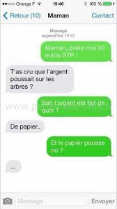 Argent Papier Pousse Sur Les Arbres Perles Des Sms Blague Par Sms Blague Sms Sms Droles