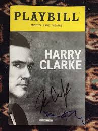 Billy Crudup And David Cale Signed Harry Clarke Playbill