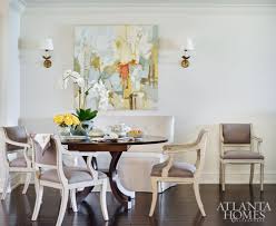 Left In The Dining Area A Custom Banquette And Holland Company Dining Chairs Cradle A New Cl Dining Room Chairs Dining Room Inspiration Traditional Interior