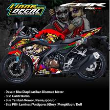Harga terbaru all new honda cbr150r 2017 sesuai. Jual Decal Cbr 150 R Joker Dekal Stiker Cbr 150 R Striping Cbr Joker Kota Surabaya Rama Shoppp Tokopedia