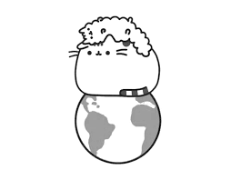 And then the flying taco cats you were working on for your mom to hang on her fridge are jacked up. Pusheen And Earth Coloring Page Free Printable Coloring Pages For Kids