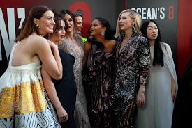 You've got crazy rich asians and ocean's 8, but what does it feel like to be such an inspiring presence to a lot of. Ocean S 8 World Premiere Rihanna And Cate Blanchett Hit Red Carpet Alongside Megastar All Female Cast For Heist Film S Launch In New York London Evening Standard Evening Standard